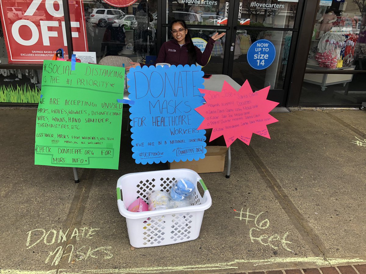 india_pu's tweet photo. #UCSFMaskDrive UPDATE: This week, my classmates collected an ADDITIONAL 6,300 masks for our frontline workers. We will continue to collect donations until Sunday. See https://t.co/kxnDGLpsTV for info.

Couldn't be prouder to know that this is our next generation of physicians. https://t.co/qjUOUuXdjW