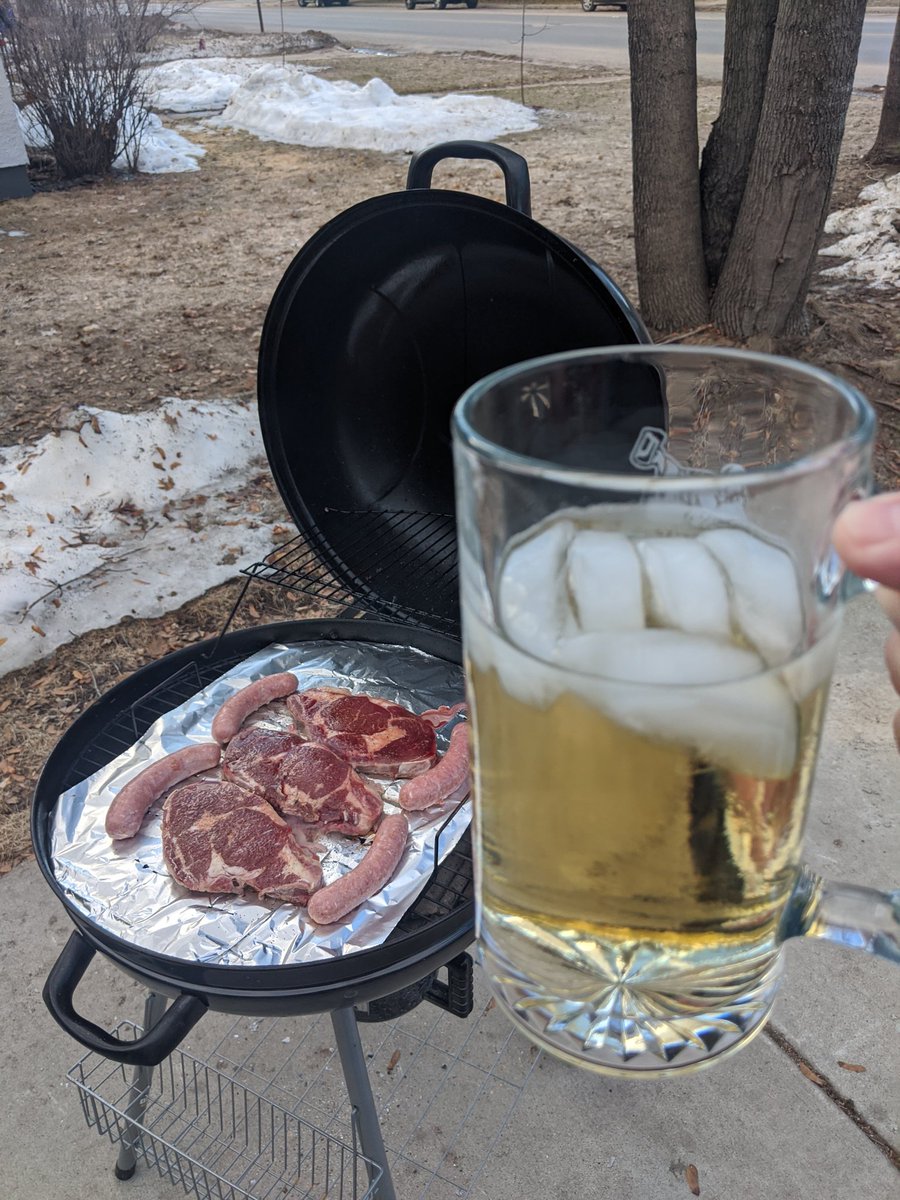 djksports's tweet photo. Perfect combo for Friday evening on National Whiskey Day!
#snowtomorrow
#grilling https://t.co/diNbTs8Woz