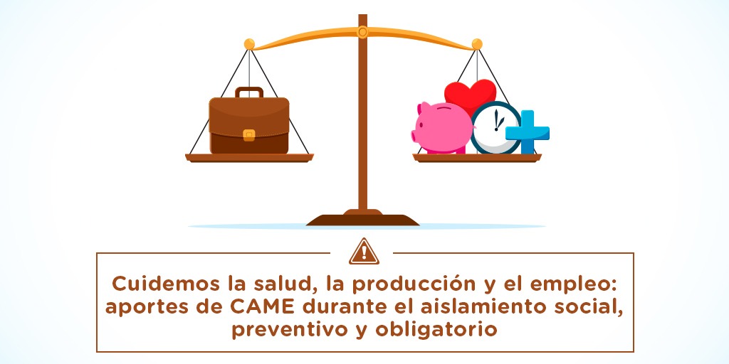 redcame's tweet photo. CAME le remitió propuestas al Poder Ejecutivo centradas en 2 fuertes preocupaciones: 1° las problemáticas asociadas a la posibilidad de hacer frente al pago de salarios en tiempo y forma y, 2°, los esfuerzos para sostener, en lo posible, la cadena de pagos https://t.co/WVx9qsn75F https://t.co/eqmRKrJQ0d