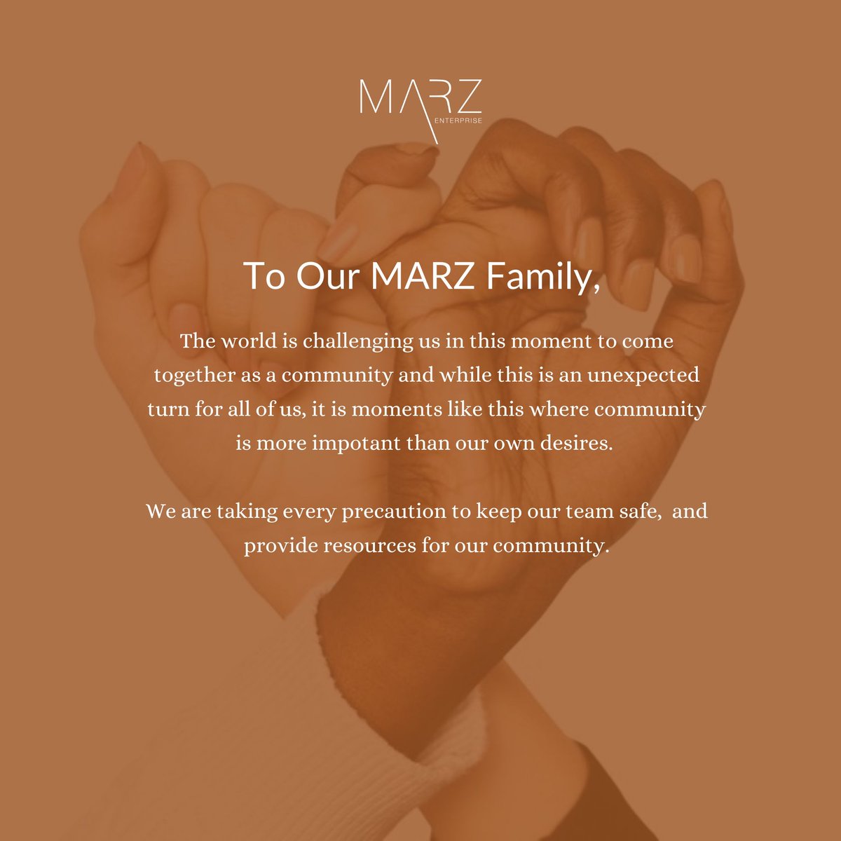 MarzEnterprise's tweet photo. Stay calm, stay creative, stay informed. Stress lowers your immune system. β£β£Let's be intentional with lots of care for our community! β£β£ For free resources join the #marzmodelmovement community by the link in our bio!
#covid_19 #aspiringmodels #modelagency #modelresources https://t.co/mJgEK7qFjj