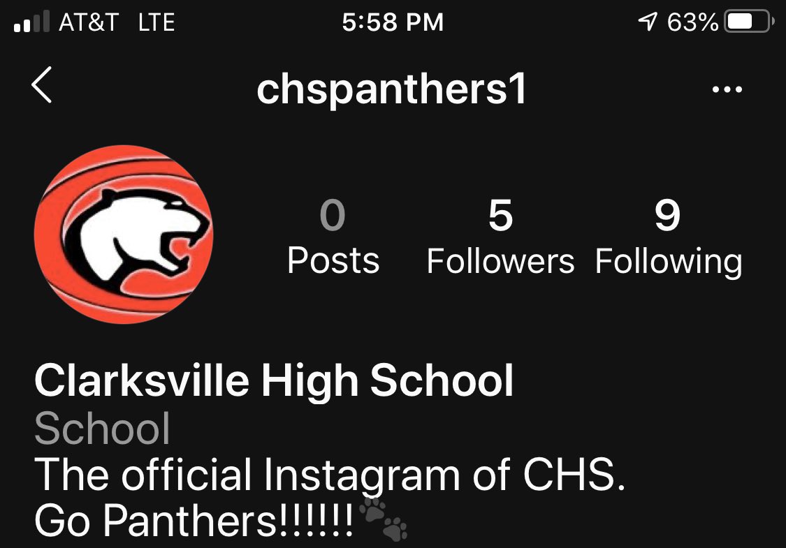 CHSPanthers1's tweet photo. Now on instagram!!!! https://t.co/YrMUqX7xZK