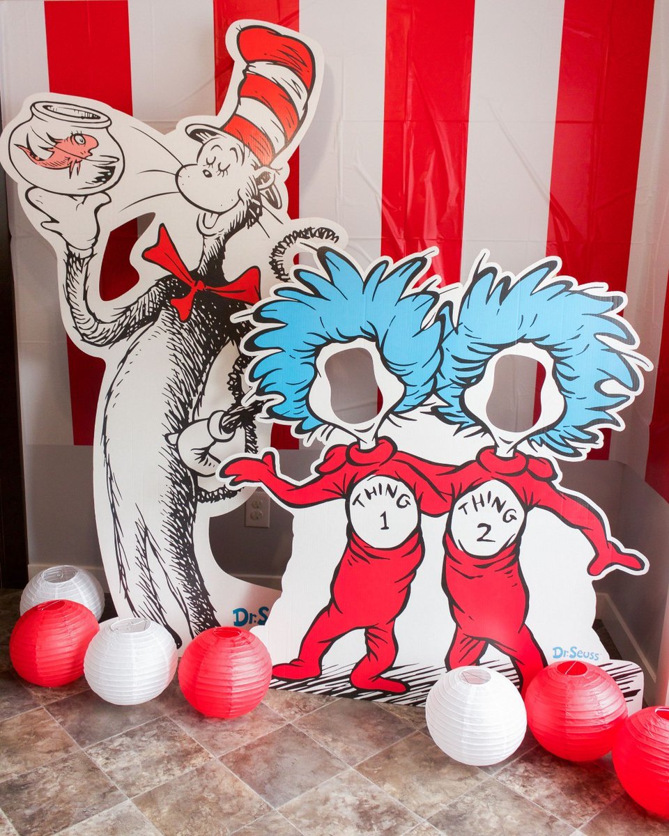 BirthdayInABox's tweet photo. Dr. Seuss has taught us all so many lessons. Bring the fun of learning to life while you're home with a fun photo booth inspired by The Cat in the Hat.

https://t.co/iybpO01TFy https://t.co/AYOqZ0sWh5