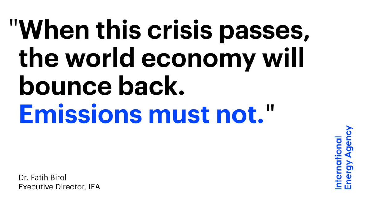 GreenFactoryCol's tweet photo. "Cuando pase la #crisis, la economía mundial deberá repuntar nuevamente. Pero las emisiones no."
Vía @iea 
En Green Factory queremos ayudarte a que, al terminar la crisis, tu empresa sea mejor de lo que ya era.
#QuedateEnCasa #coronavirus #nuevaeconomía #sostenibilidad #COVID19 https://t.co/1vQuDj2Ul8