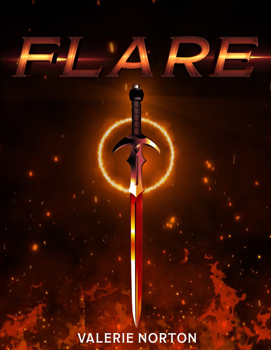 Next is this FLAME (pun intended) badass cover for  @valeriecturpin and her novel Flare #writingcommunity  #ya  #adventure  #wip  #bookcoverdesign  #graphicdesign