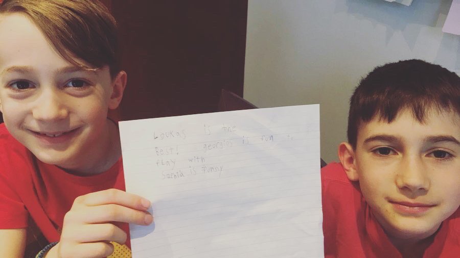 sofieifant's tweet photo. @kellylibrarian1 @Jarrett_Lerner My nephews decoded and replied! https://t.co/vu1hLGrF9H