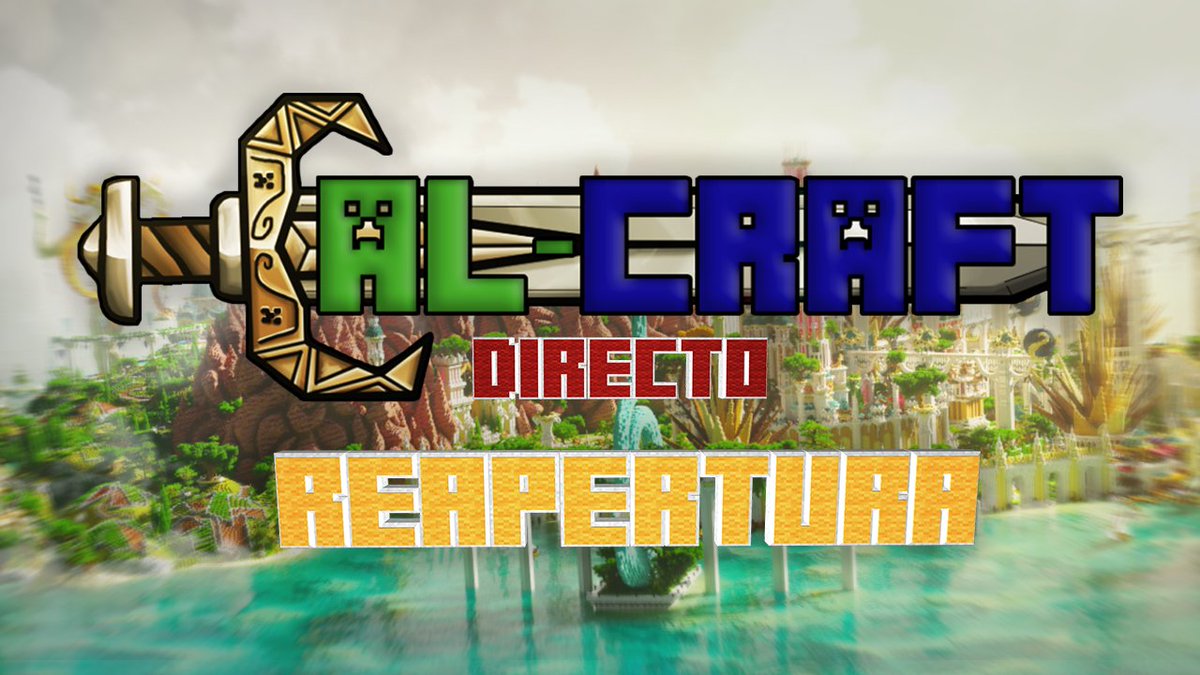 AlCraftNetwork's tweet photo. Hoy (Sabado 28) a las 18:00🕒 hora española, en directo en el canal de youtube 😮

¡No os lo perdáis! https://t.co/hpwFSaqJ2s