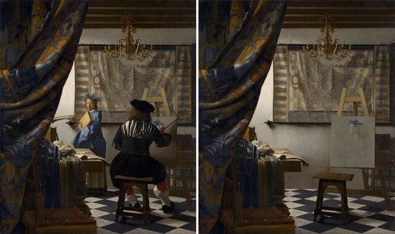 Rafael Freyre  on Twitter: "➤ Fue como la Alegoría de la pintura (El arte  de la pintura), Johannes Vermeer, 1666 @KhmWien; pues al final todo es un  cúmulo de emociones y