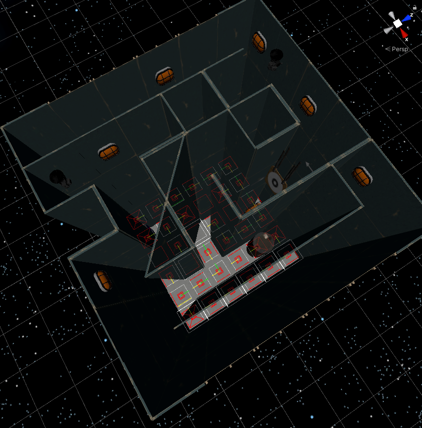 traVRsal_Robert's tweet photo. Silent update to #OutOrDead. No game play changes but huge technology jump. Upcoming blog on automatic semantic world annotation: spawning lamps, barrels, targets, direction hints etc. with 6 lines of json each. 

https://t.co/klAA7fBmlW

#indiedev #gamedev #screenshotsaturday https://t.co/6roYEQSSFK