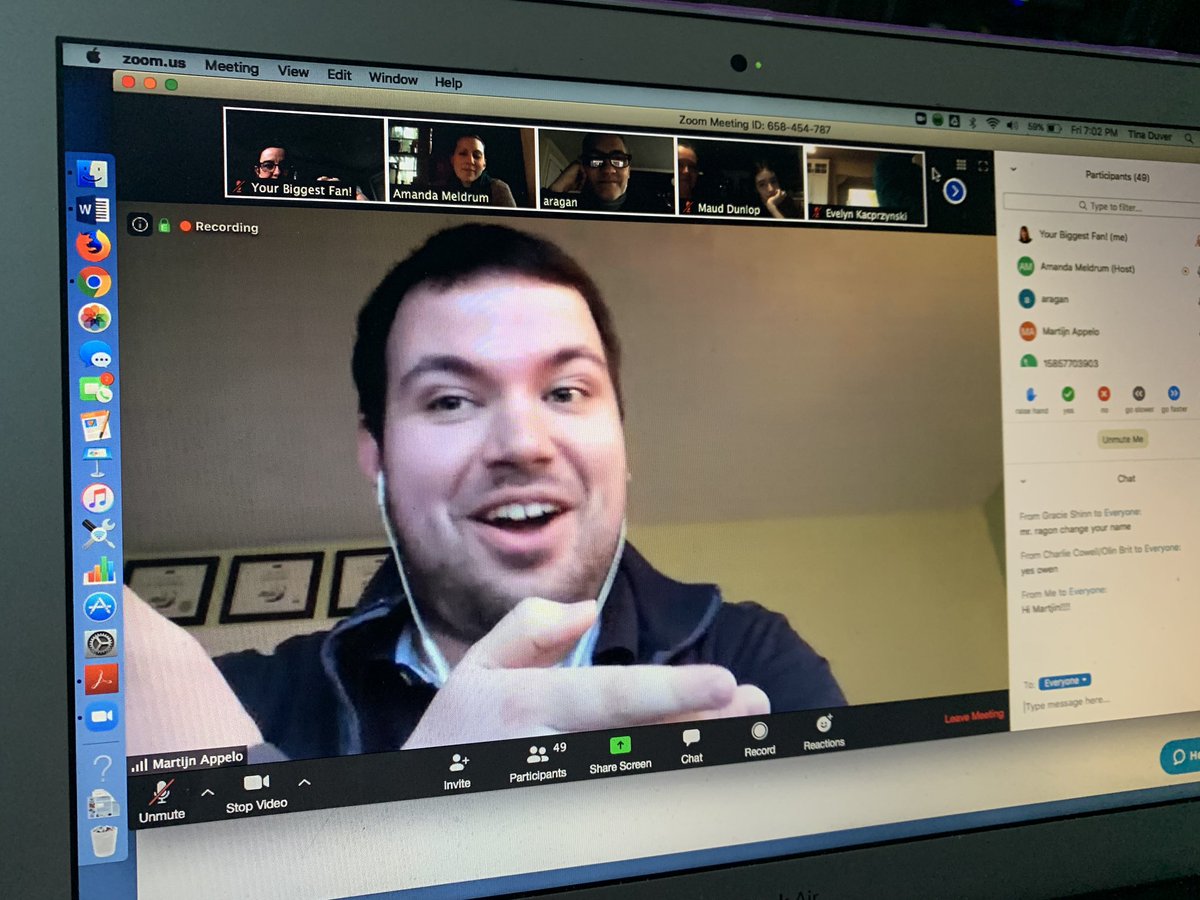 Great to see AC alum  <a href="/MAppelo/">Martijn Appelo</a>, at our Music Man, Jr. read-through! Thank you for stopping by!  <a href="/ACSRochester/">Allendale Columbia</a> <a href="/ACTheatreRocs/">ACTheatre</a>