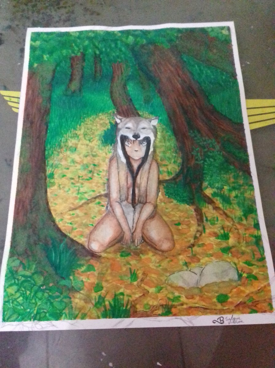 Expectadora1's tweet photo. Aquarela da faber. Criança selvagem. Eu e minhas imaginações infantis https://t.co/vic9ARmpvb