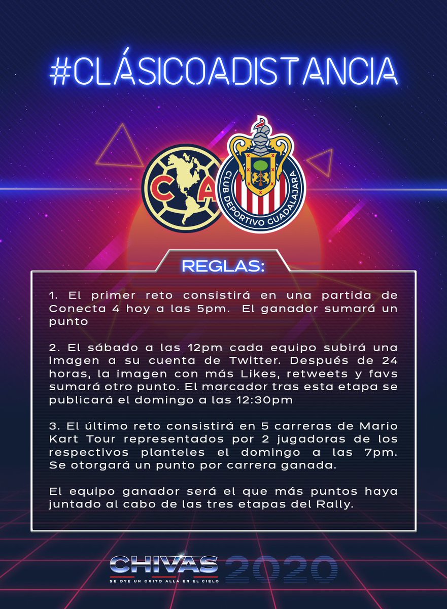 ChivasFemenil's tweet photo. ¡Hecho! 👌
📝 Las reglas de este #ClásicoADistancia quedan así: https://t.co/XpQCvPZYpT