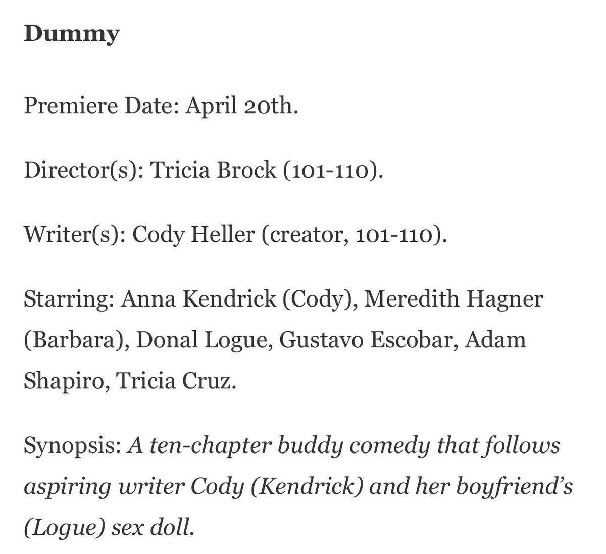 Anna Kendrick Updates On Twitter New Poster And Release