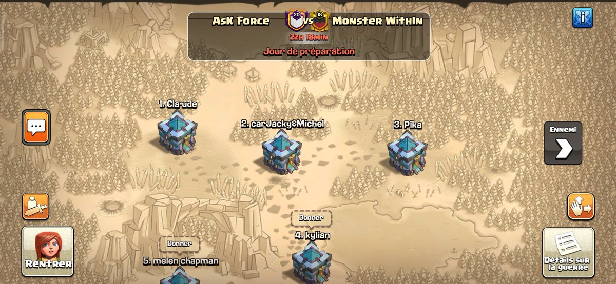 Beautiful matchmaking 😉
What could be better before the SC-CWL!
We will give the max <a href="/ByeForever_CoC/">ByeForever</a>
Good war 😌🙏 #ClashOfClans