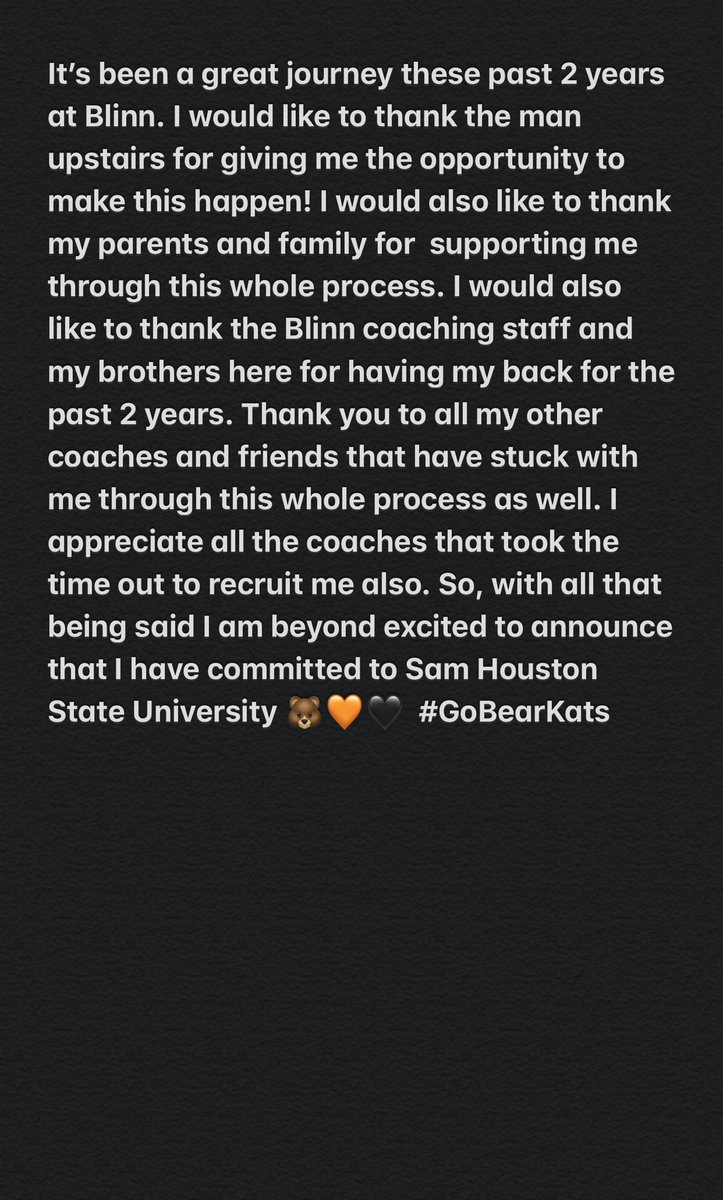 TristanIkpe's tweet photo. Beyond blessed!                                        #GoBearKats🐻🧡🖤 https://t.co/O6fFgVSi8U