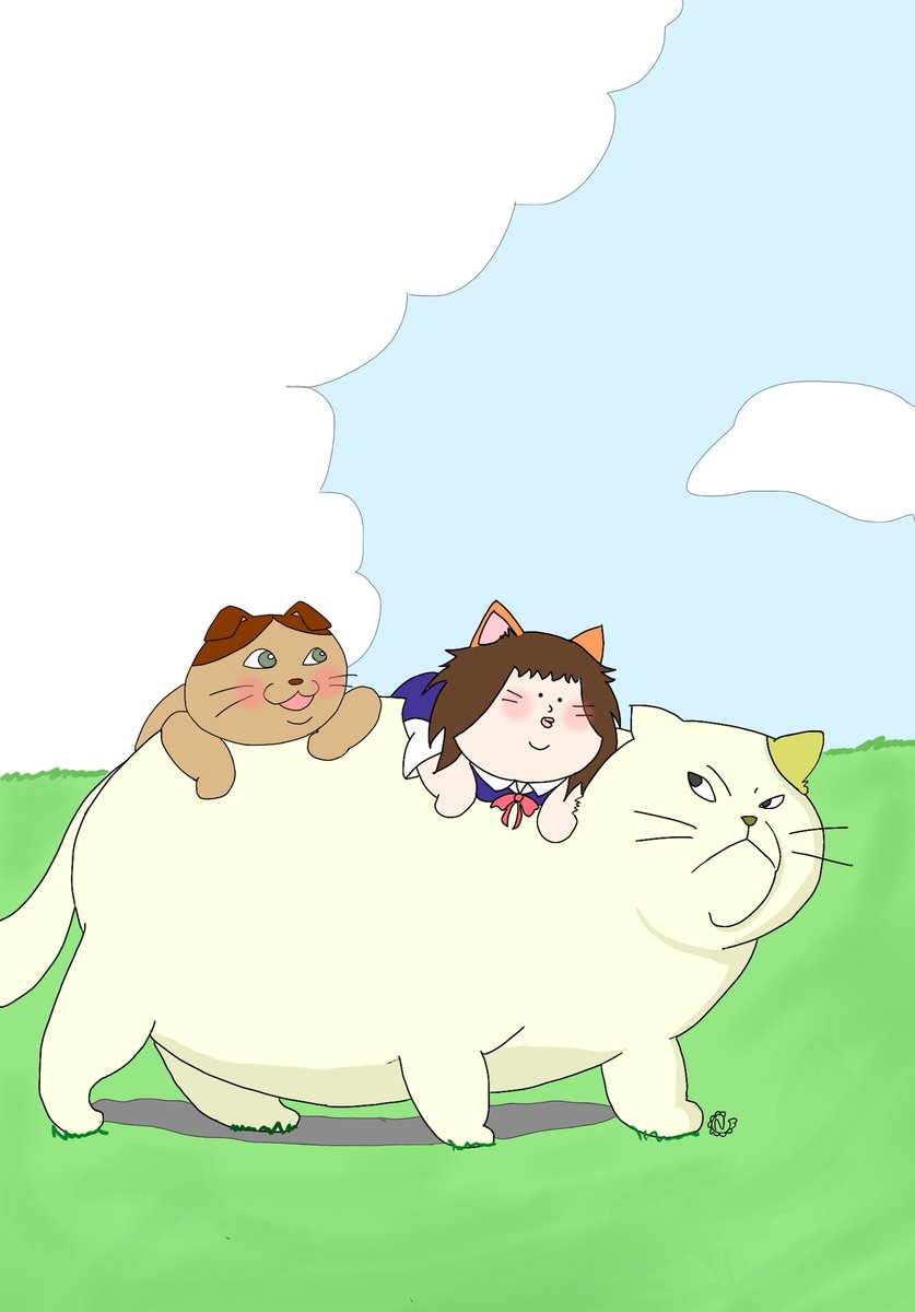 Nuu בטוויטר 猫の恩返し ムタさん ナトル ハル O O ジブリ Ghibli ムタ ハル ナトル 恩返し 猫 ねこ Cat イラスト イラスト好きな人と繋がりたい 女の子 Girl ゆるポチャ