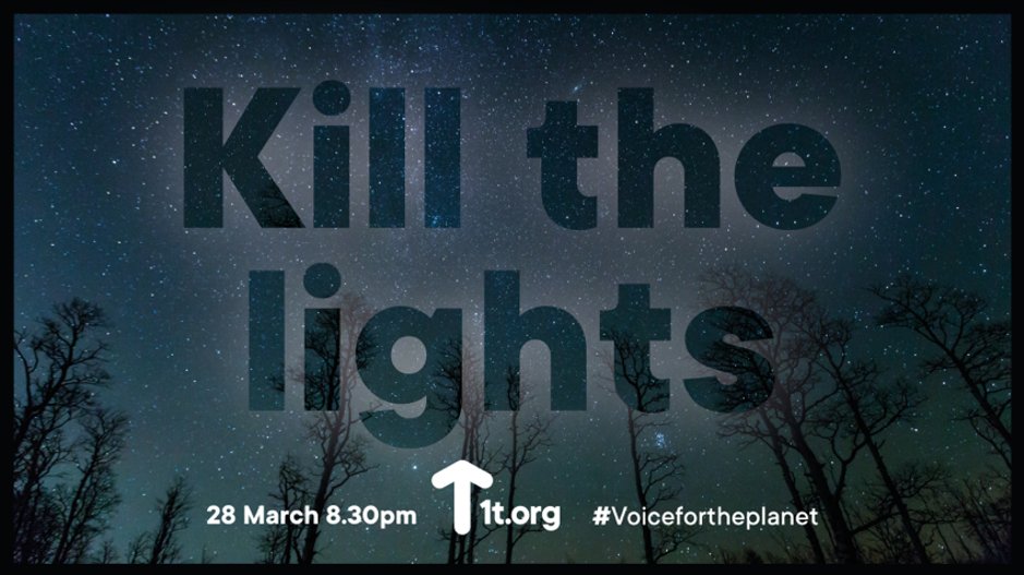 1t_org's tweet photo. Our planet is under threat from deforestation, climate change &amp; pollution. We must act now. Join us &amp; millions of people around the world for #EarthHour at 8.30pm tonight.
Kill your lights &amp; play your part in healing the 1 place we all call home.
#TrillionTrees #VoiceForThePlanet https://t.co/DCFyvbKdsn