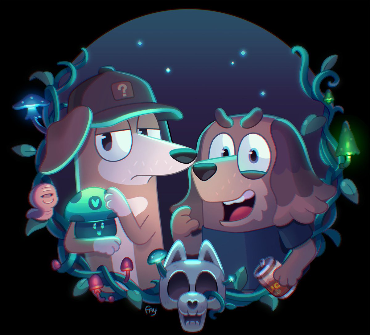 ⛩🦊 on Twitter "RT faysaysnay Gamer dogs bluey vinesauce"