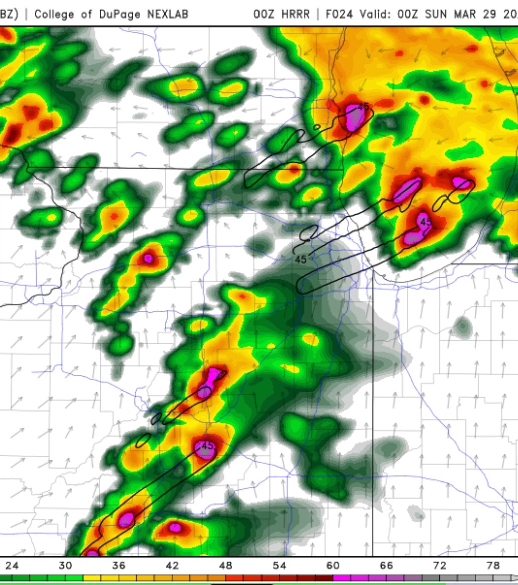 StormgasmJim's tweet photo. An elevated tornado threat exists over Illinois on Sat, but storm mode is greatest uncertainty. Closed mid level lows are always complex. Warm sector convection will be likely by late aft. But surging dry line could bring broken line of supercells  to central Illinois by eve. https://t.co/g78VumTXV5