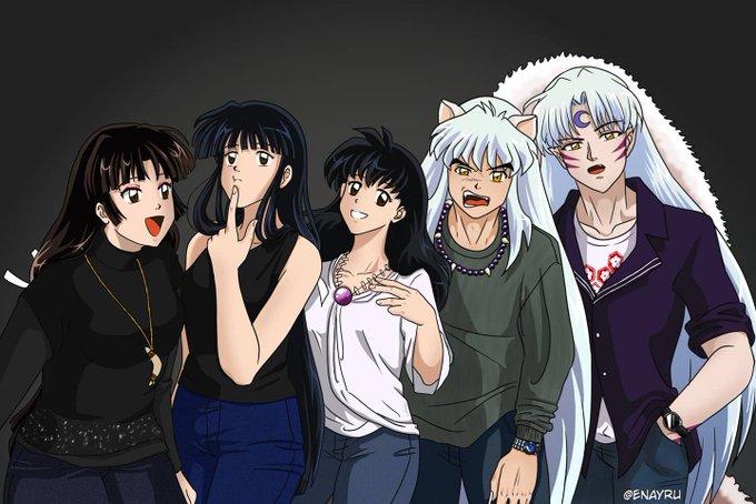 Inuyasha destruye su cabaña (Español latino con las voces de Ana y