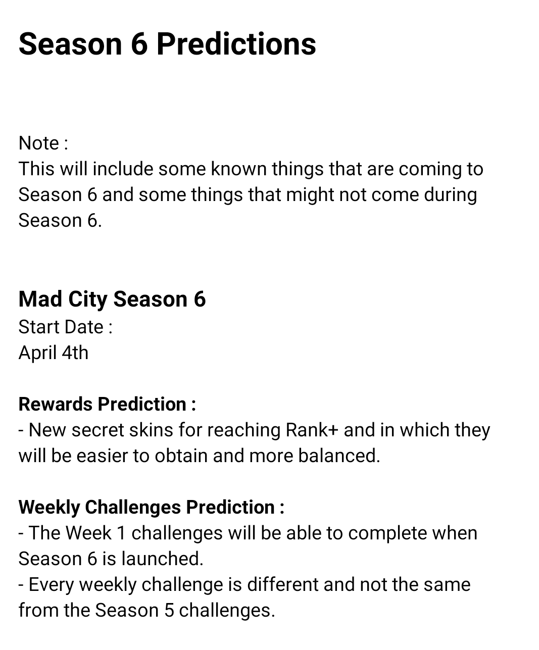 Madcity Ideas More On Twitter Madcity Season 6 Predictions - roblox mad city season 6 rewards