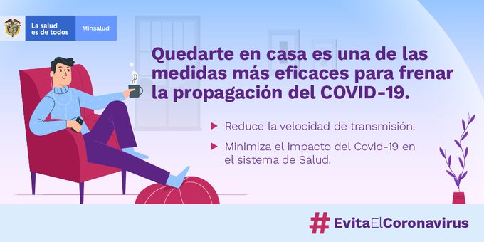 ConsejeriaDDHH's tweet photo. #QuédateEnCasa | Una de las medidas que podemos adoptar para reducir el riesgo de contraer y transmitir el coronavirus es el aislamiento preventivo en casa. Tu decisión nos ayuda a todos a controlar la propagación del COVID-19. https://t.co/ZS7Wc0ekMD