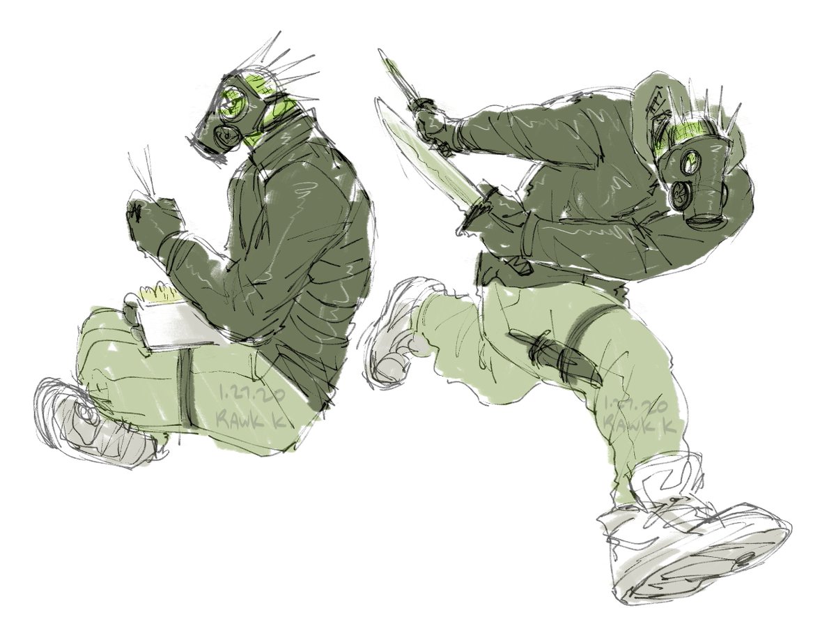 Leembeanz's tweet photo. kaimon doodles after reading dorohedoro...love this big boy https://t.co/oieRRQGkWH