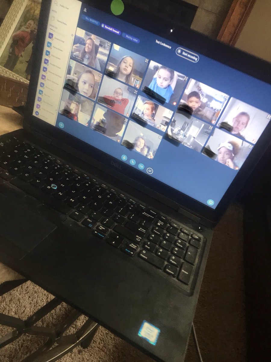 Today I got to see some sweet faces that I’ve been missing!  What fun we had talking on Schoology conferences and sharing what we like about virtual learning.  #virtuallearning #underwoodproud