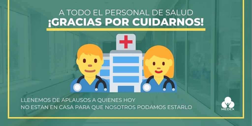 ¡Héroes! GRACIAS por resguardarnos y sacrificar su propio bienestar por el de todos nosotros.

Nuestro más grande reconocimiento, apoyo y valoración. 👏🏻👏🏻👏🏻

#Médicos #Enfermeras #Enfermeros #Cuarentena #COVID19 #MEDEX #NadieTeCuidaTanBien