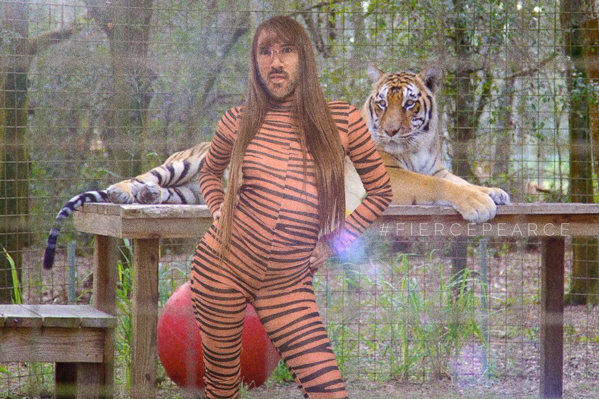gaybyboomer's tweet photo. Guys don't worry.  I am about to go into #BigCatRescue to search Carole’s septic tank.  If I get caught,  I’m going to say I'm a stray from Doc’s kitty sex cult.  Back me up!  #TigerKingNetflix #TigerKing @netflix https://t.co/Dzjlh6bqIU