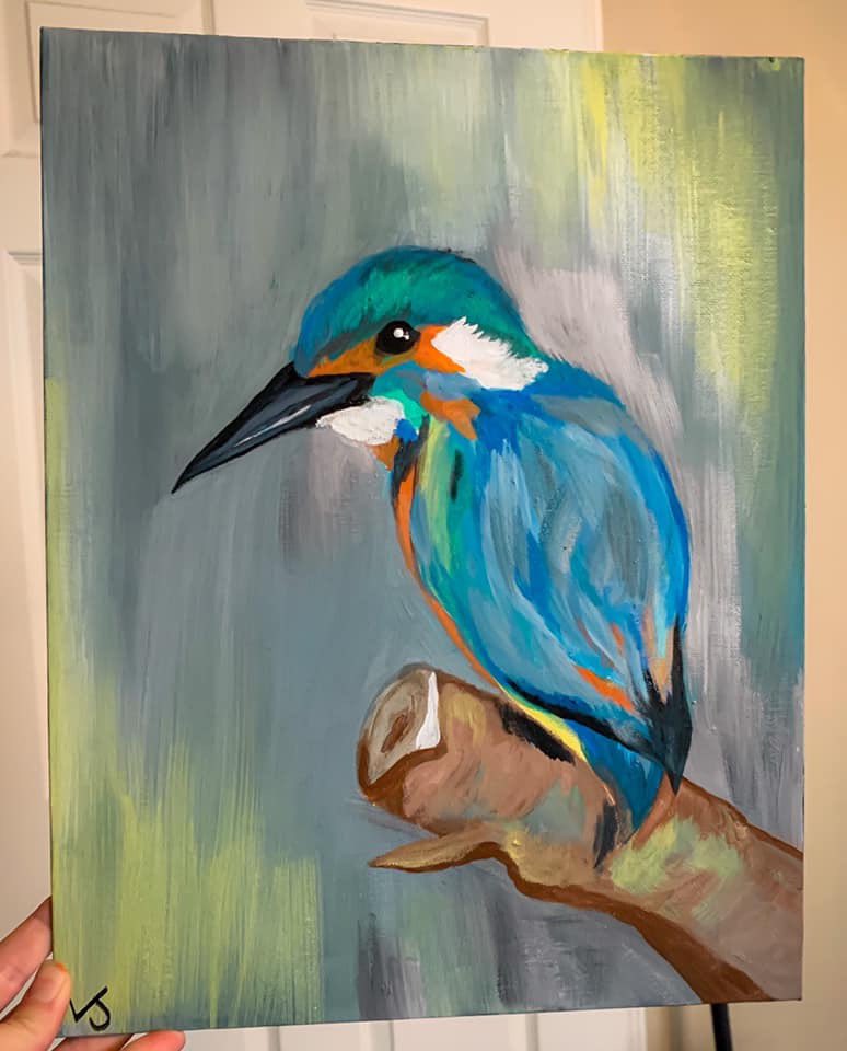Painted2020's tweet photo. #hummingbirds #bird #colorful #portraits #forsale #artwork #buyonline #buynow #followformore #painted2020 #paintedvisions #QuarantineLife #smallbusiness #11x14 https://t.co/4jtSWq2Yo0