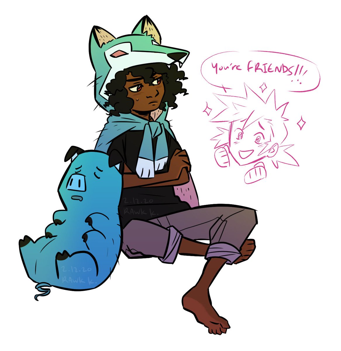 Leembeanz's tweet photo. [ kipo spoilers ]  some more kipo art :O love this show so much https://t.co/SFDBeJ9VPU