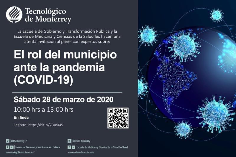 christiangalvan's tweet photo. @PanchDominguez Estimados gobernadores, presidentes municipales y secretarios, los invito a conectarnos mañana sábado 28 de marzo a las 10hrs (CDMX) para el Webinar “El rol del municipio ante la pandemia COVID-19”. La conferencia es gratuita, registro en:
https://t.co/nTUZOfBrhO #tecdemonterrey https://t.co/uNapeJHr1g
