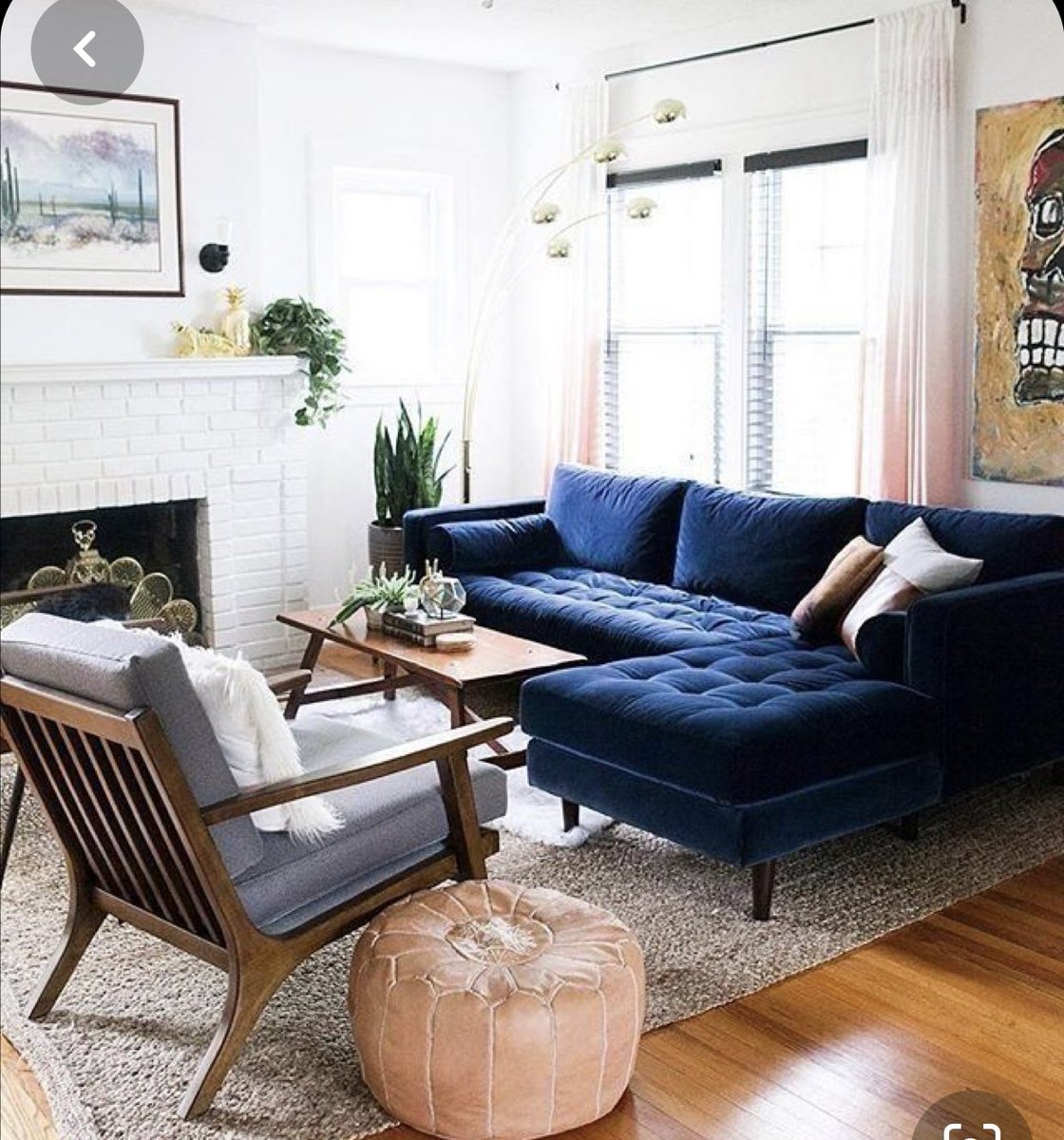 Bria Celest On Twitter How Y All Feel About A Pop Of Color Couch