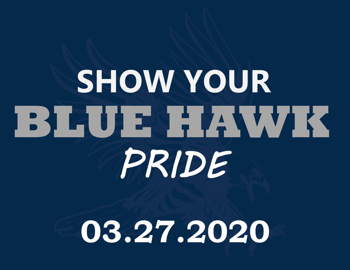 Post your Blue Hawk pride below! #BlueHawkFamily #HawksAreUp