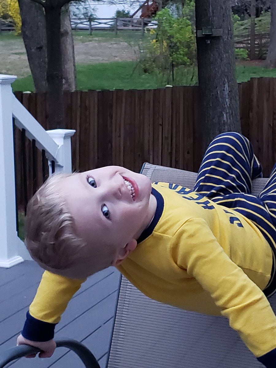 MrsMonkelien's tweet photo. Here's a picture of Landon, who enjoyed spending the entire day in his pajamas. What a great way to end Spirit Week @MadisonsTrust16 https://t.co/3WGBnbi91x