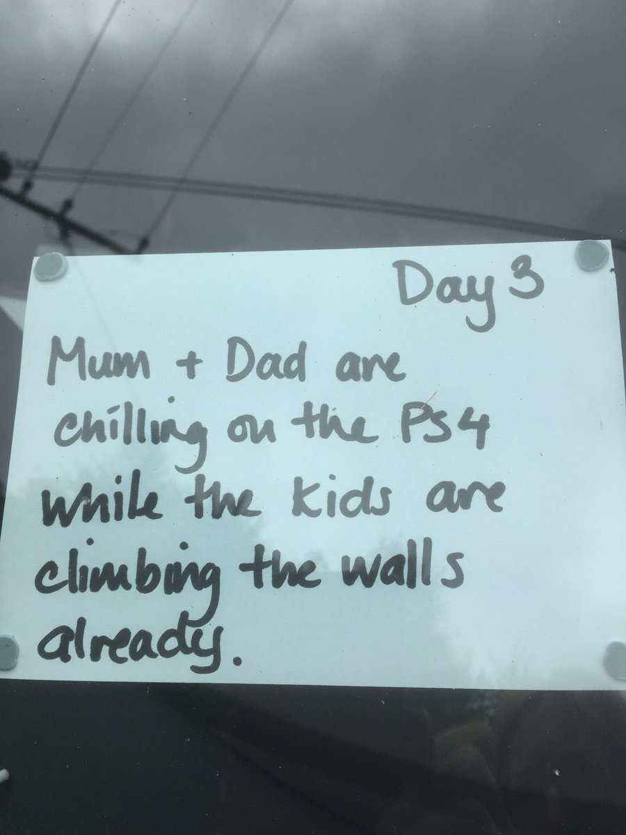 Day 3 of the  #DollshouseLockdown and mum and dad are chilling on the Playstation, while the kids climb the walls.  #lockdownnz