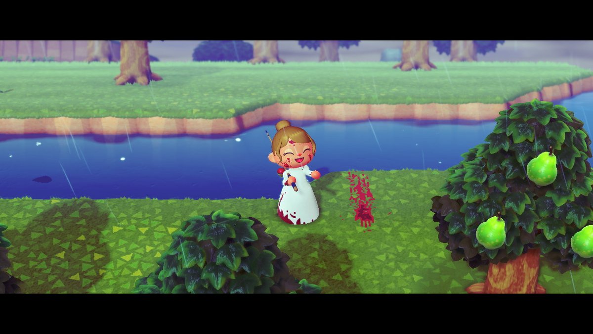 Anyone want to come fishing? I think I dropped something... #AnimalCrossing #ACNH #NintendoSwitch