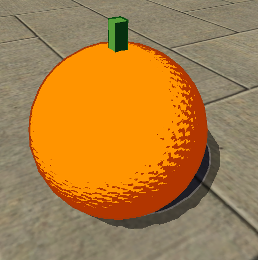 RetusG's tweet photo. I was playing around with the toon / cell-shaded shader I did and some models from @NYAestethic 
(Except for the orange, I'm responsible for that one)

#lowpoly #shaders #unity3d #shaderforge https://t.co/ZUBjygU5rJ