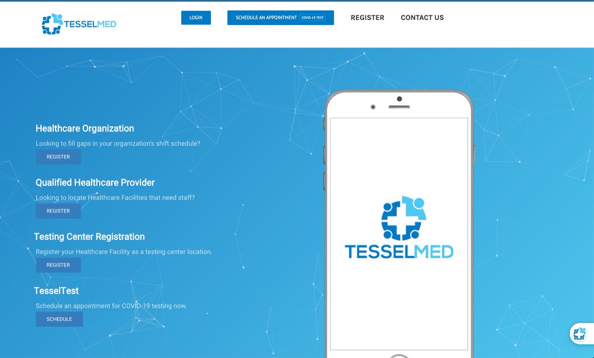 TesselMed's tweet photo. Changing the way Healthcare is managed.  TesselMed - Easily accessible, Provider Scheduling and Sourcing 

#healthcare #management #scheduling #accessible #physician #doctor #medicine #staffing #testing #covid19 #shift #specialty #hospitals #clinics #TesselMed #TesselTest https://t.co/kD6J3DHII2