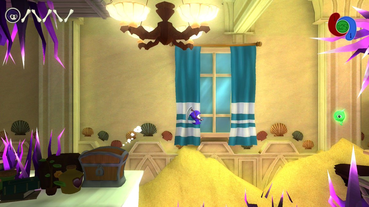 Lilreapergames's tweet photo. Watch out for those spikes Ollie! #screenshotsaturday https://t.co/d8MMmRpIHN