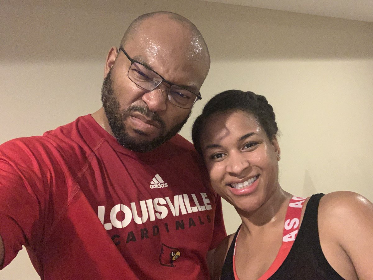 Got our work in late today!! But we Got it in!! Did you #CardNation?  #AccountabilityPartner #SocialDistanacingWorkout #BeSafe #StayHomeSaveLives #MOB