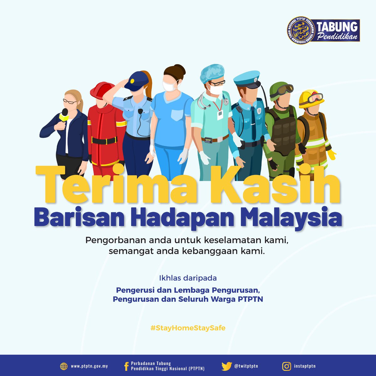  Poster Terima Kasih  Pigura