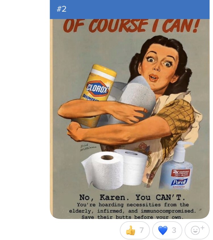 jlkuhleman's tweet photo. Quick poll via Remind with @iamsharpstown WH scholars reveals that no one should be like Karen. #funcheckin *One of our last lessons was WW1 propaganda* #makeitrelevant https://t.co/DTLr9GVddQ