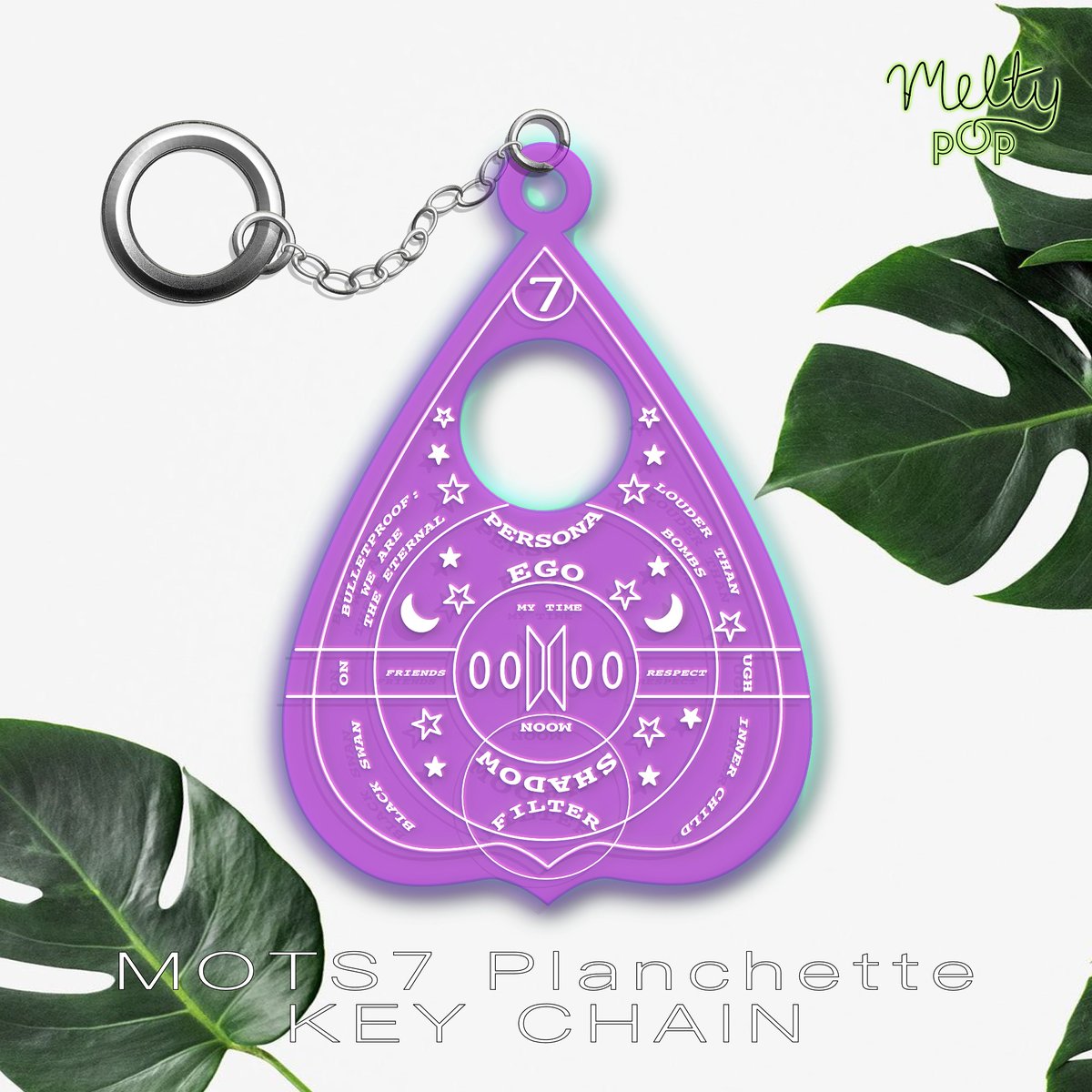 Designed my first keychain 🌸
#MOTS7 #MOTS7art #BTS #BTStour2020