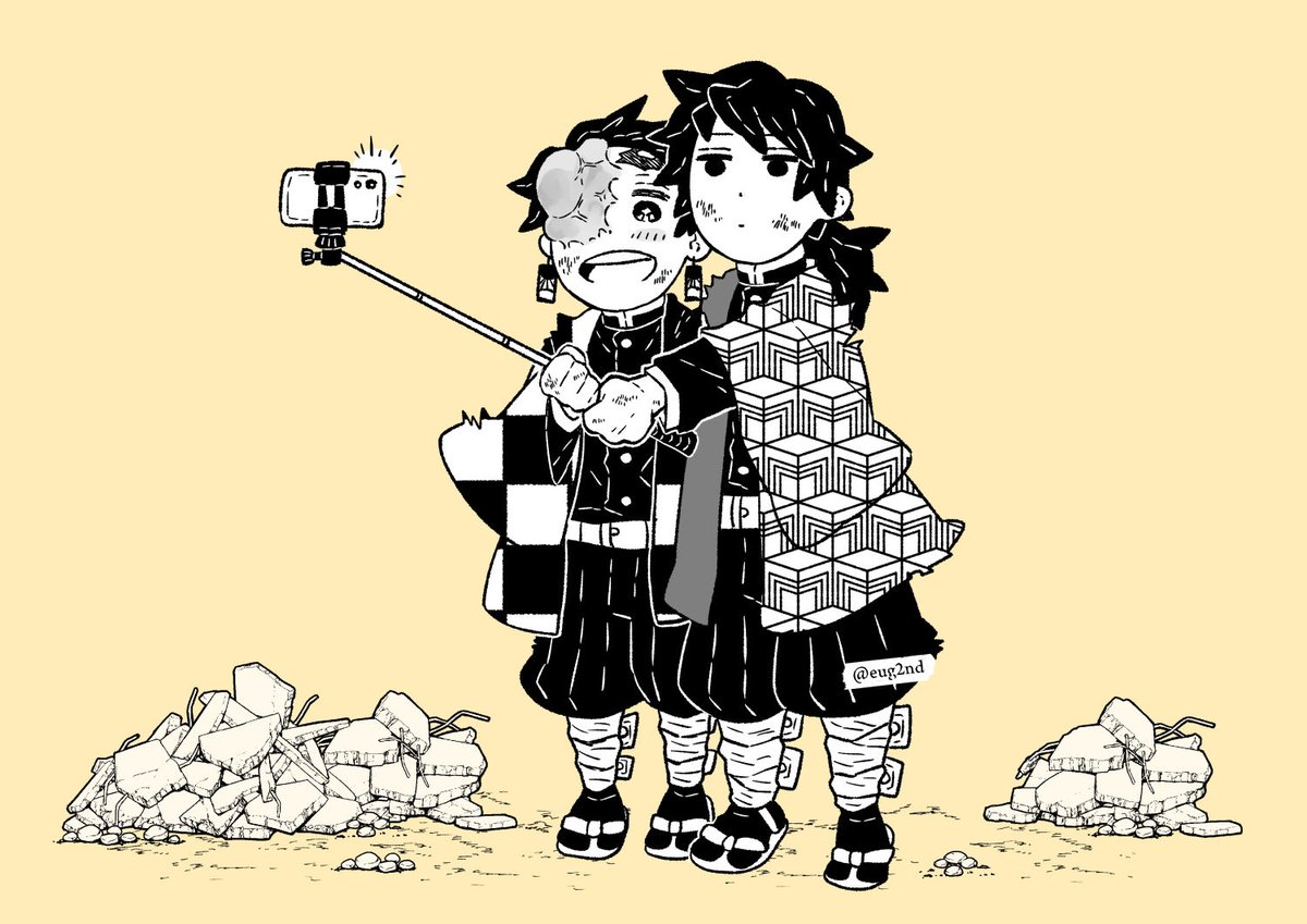 鬼滅の刃 鬼滅の刃 最新話 Selfie 水兄弟弟子 Team鱗滝 Bff 全集 Eugenio2ndのイラスト