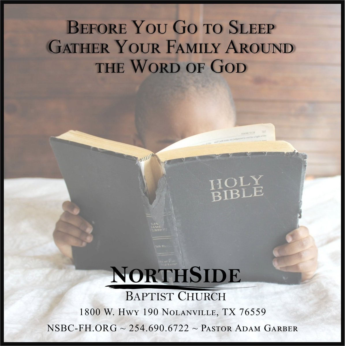 This is a time for change. It's time for Christian families to get back to the Bible. God is trying to awaken us!