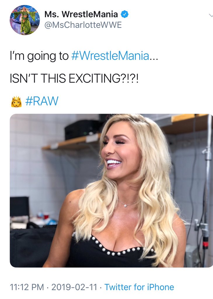  #ThirtyDaysofCharlotteFlair “Day21: favourite Charlotte tweets.”