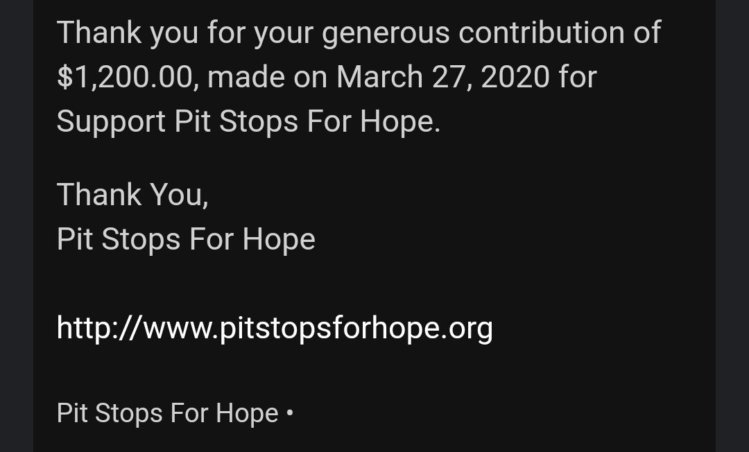 igotthebrews's tweet photo. @pitstopsforhope Message heard. You can have my stimulus check! https://t.co/Bn2KfySx8G