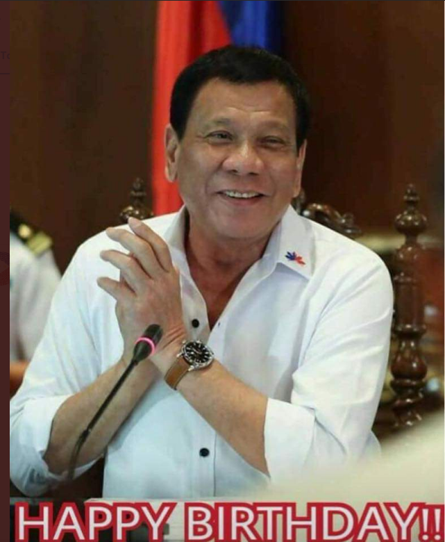 QuanValdez's tweet photo. Happy Birthday Mr. President!

Stay Strong and healthy please for us that we believe and trust you! 

#GodBlessYou https://t.co/M4Q2uIrmhb