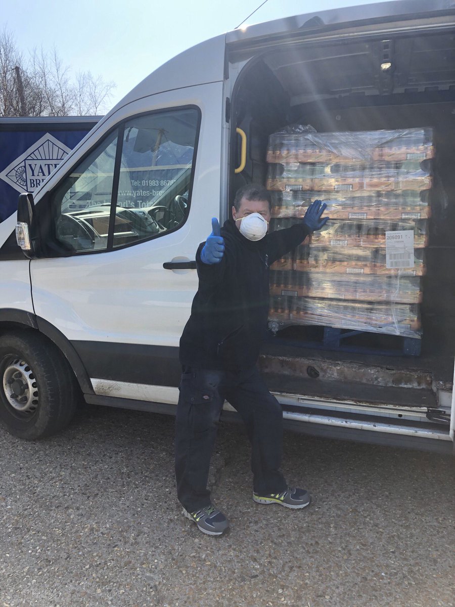 2800 bottles of orange Juice donated to St Mary’s hospital #NHSareheroes